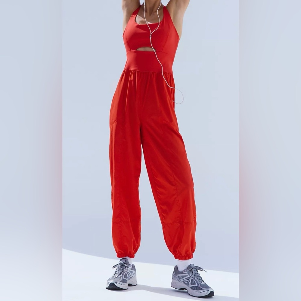 Forest green free people Righteous Onesie.